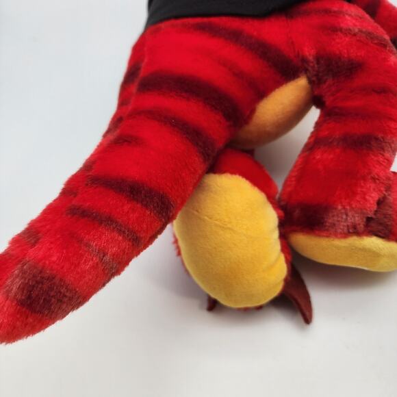 Build A Bear Raptor Red Dinosaur Plush 19" Dino T-shirt Stuffed Animal BAB 2022 - Picture 12 of 14